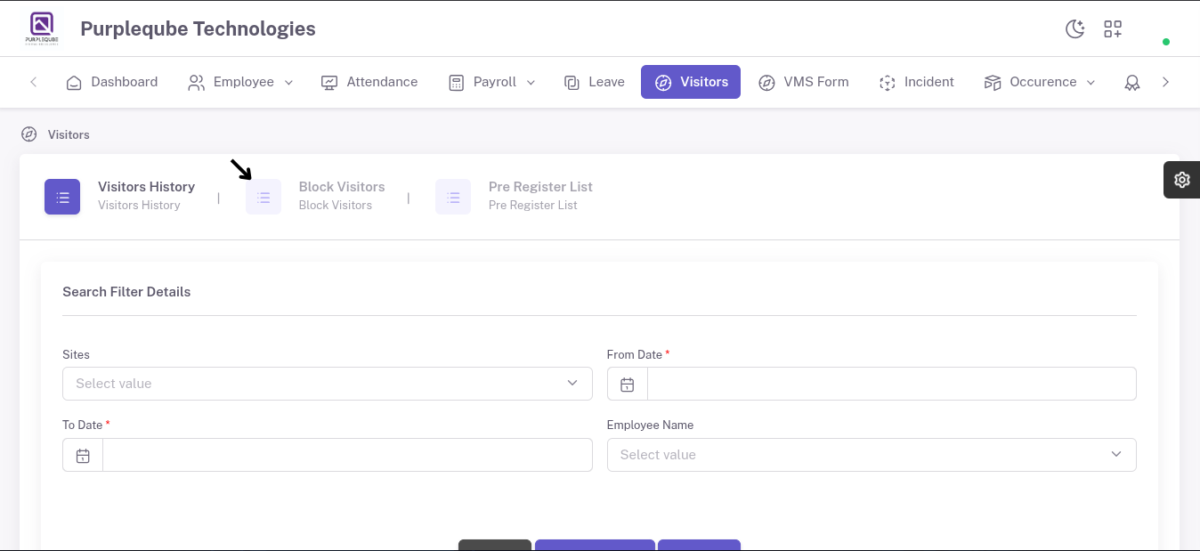 Block Visitors Navigation
